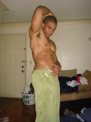 10P Horny black guy masturbates until he blows his load