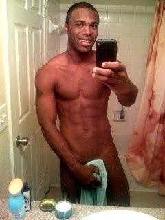 10P Slim black guy with fat cock masturbates on the sofa