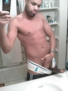 10P Slim black guy with fat cock masturbates on the sofa
