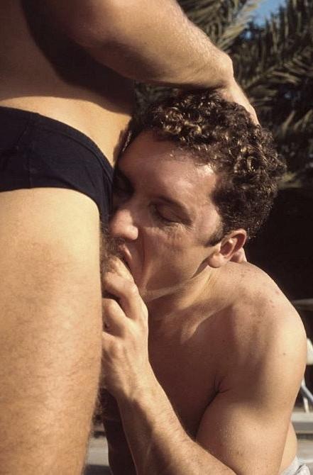 20P Two muscle bears having oral and anal and cum fun by the pool