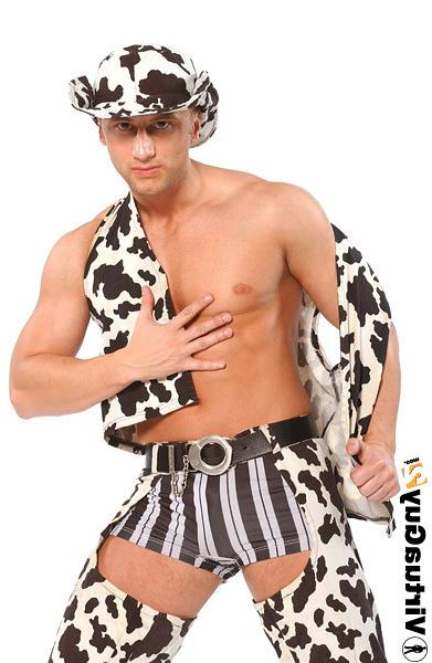 16P Sexy young guy in striptease action