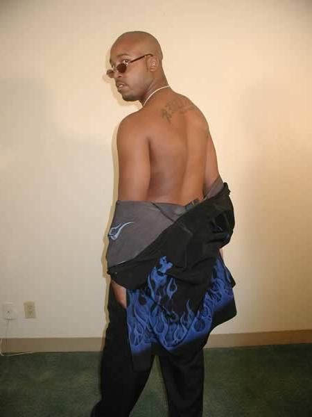 13P Black guy showing off his naked body
