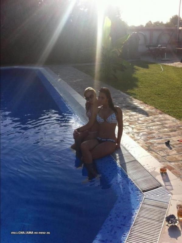 14P Selection of sexy amateur lesbians posing for the cam