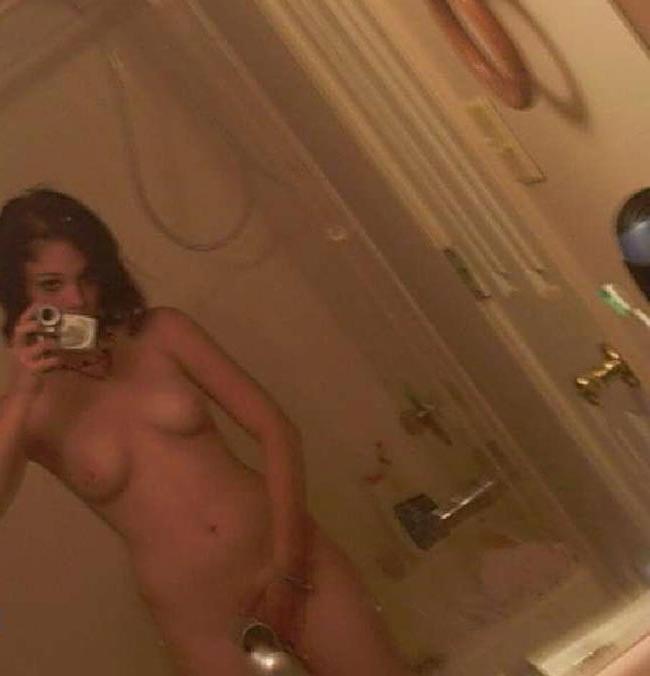 15P Busty amateur cutey taking nude self pics