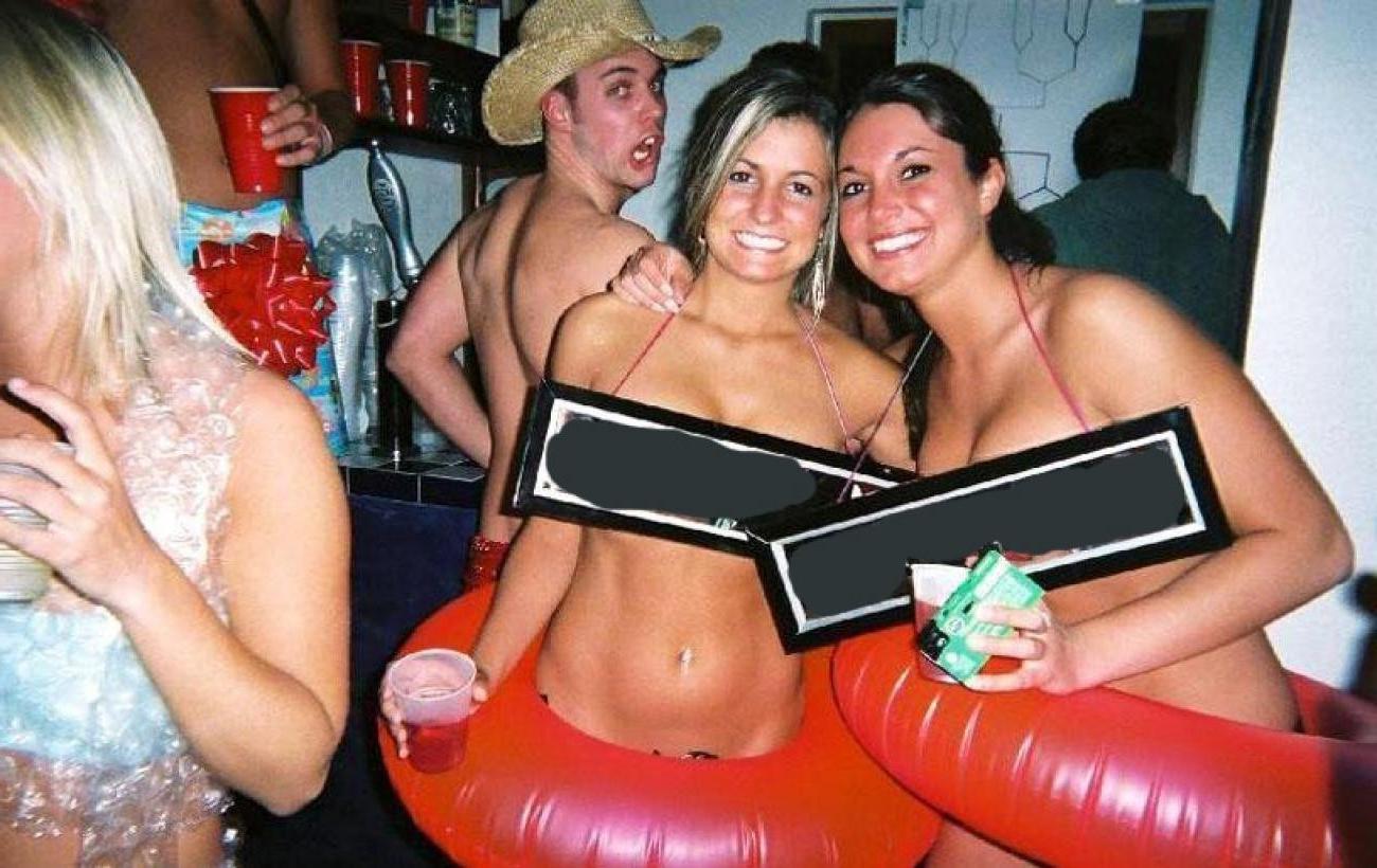 15P Wild party time with hot drunk chicks