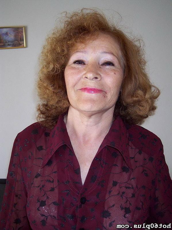 16P Older redhead mature horny granny fucked by a younger guy