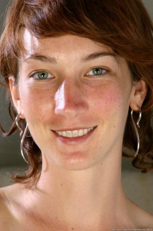 15P sweet redhead hotty Alex shows off her thick pussy
