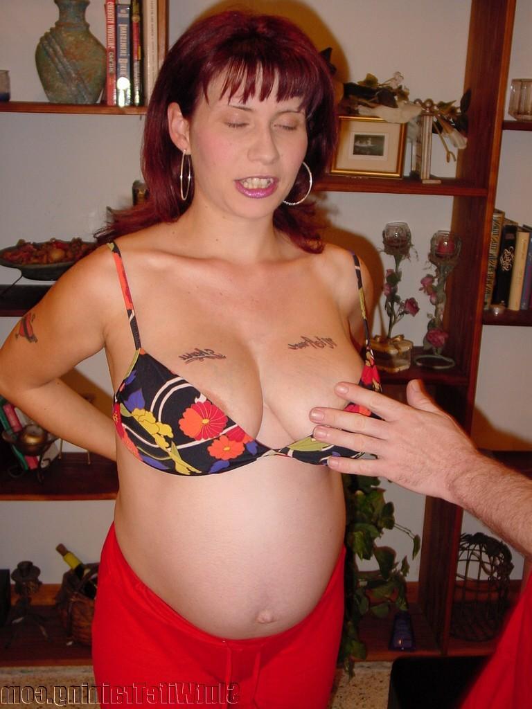 20P Pregnant mama fucking off on her slut wife training