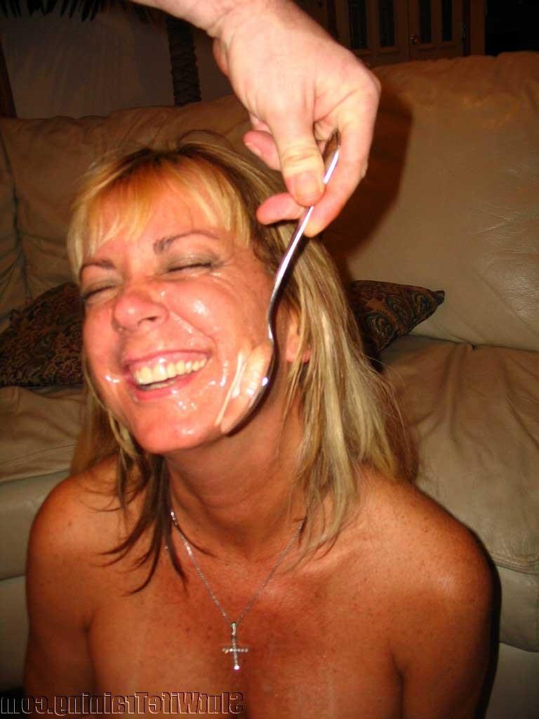 20P Blonde mama gets gangbanged on her slut training