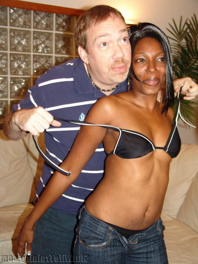 20P Ebony wife gets gangbanged on her slut wife training