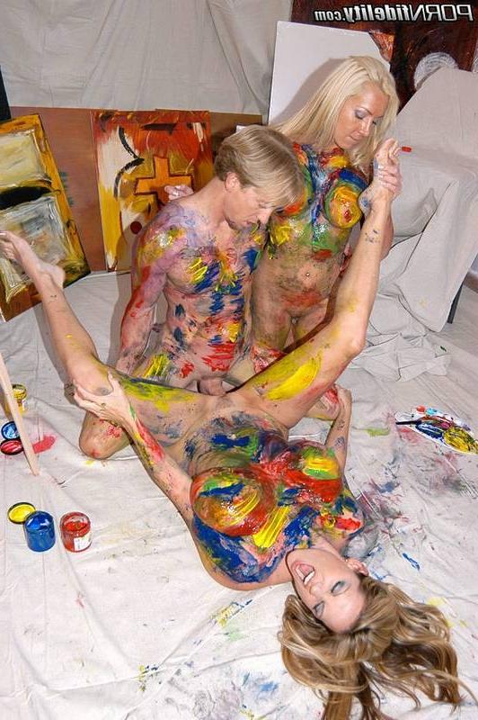 16P Guy fucks two horny sluts at the same time