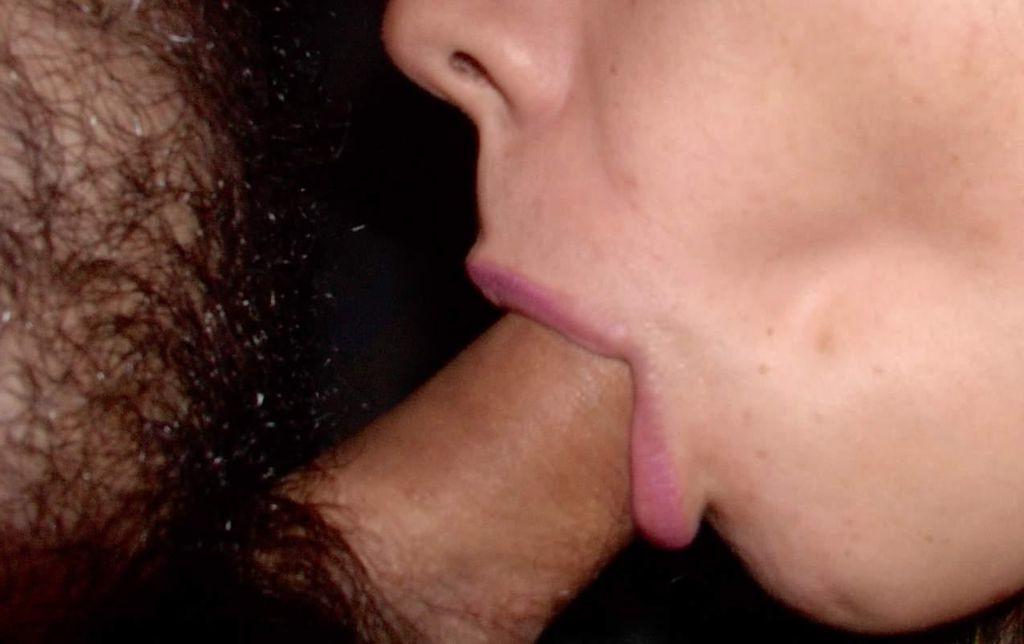 15P Horny brunette slut show that she sucks dick good