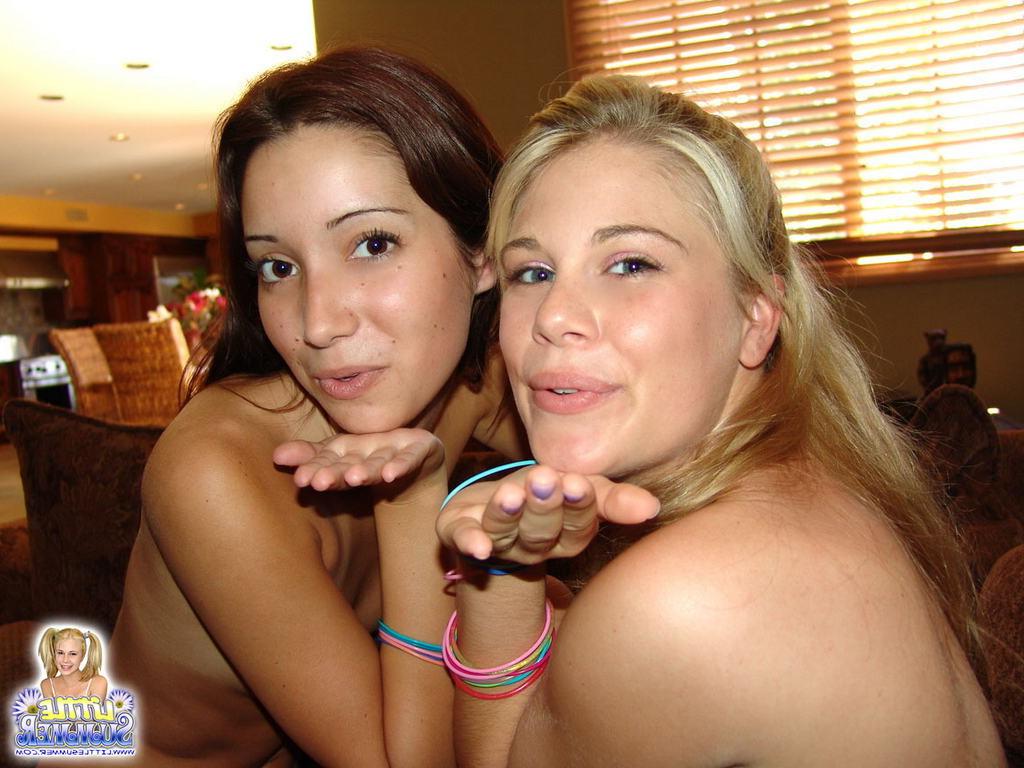 15P Bicurious tiny titted eighteen year olds kissing