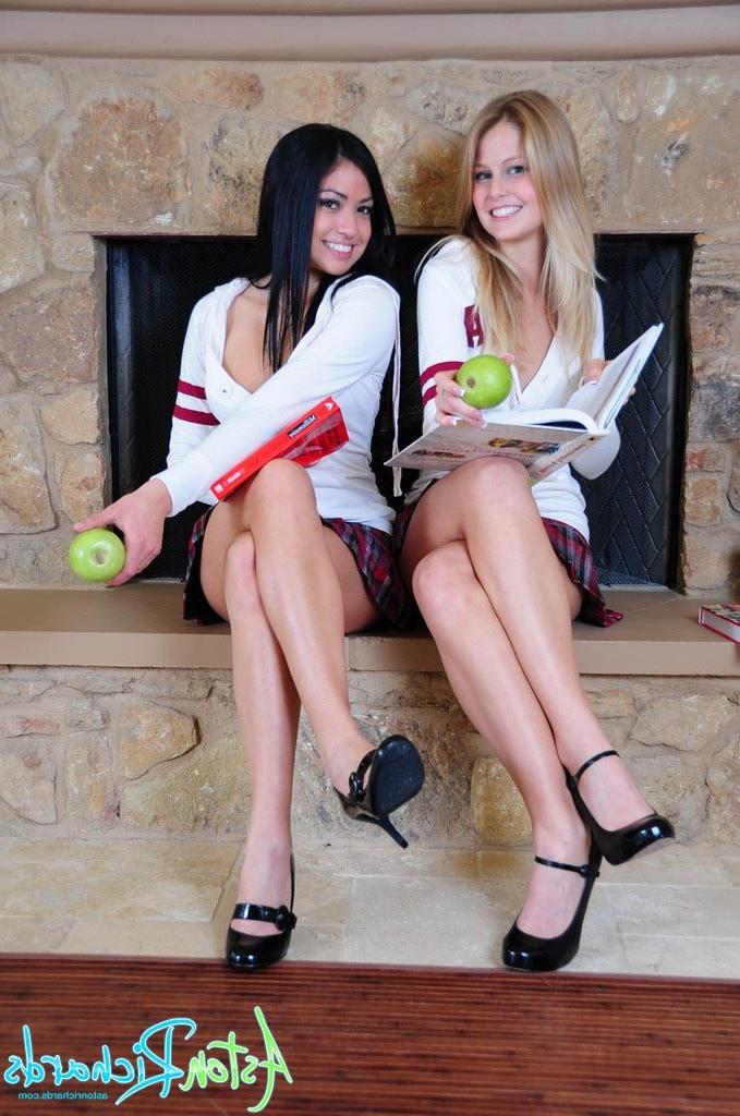 16P Lesbian teen schoolgirls removes uniforms