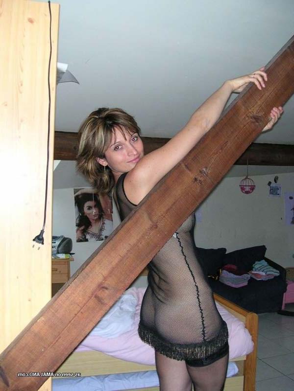 12P Stunning wife in a see through dress