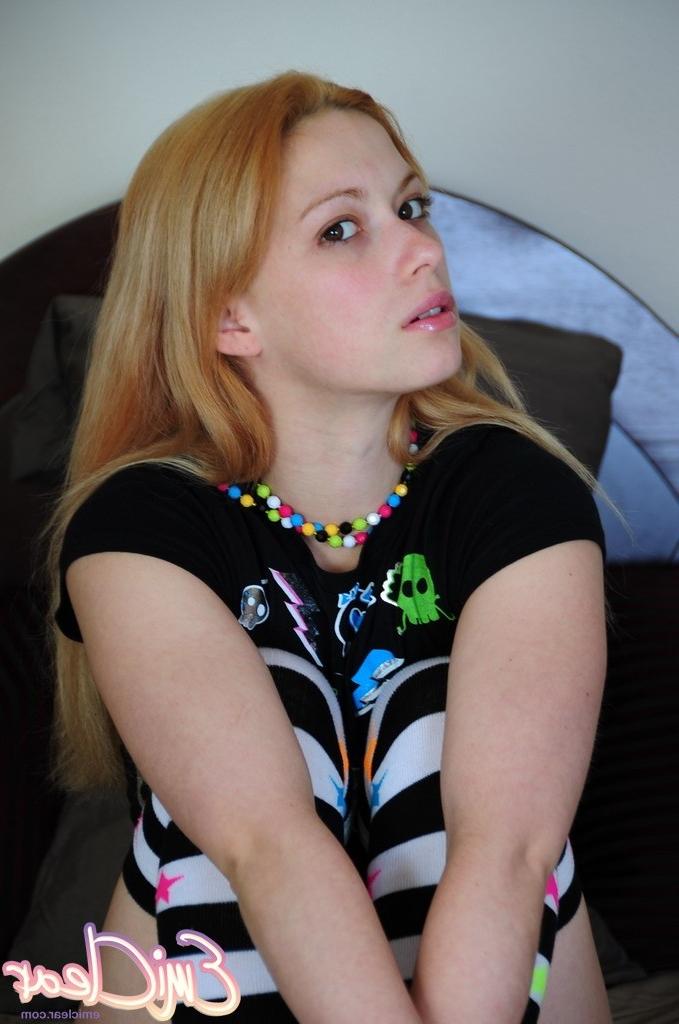 16P Teen with tiny tits and socks