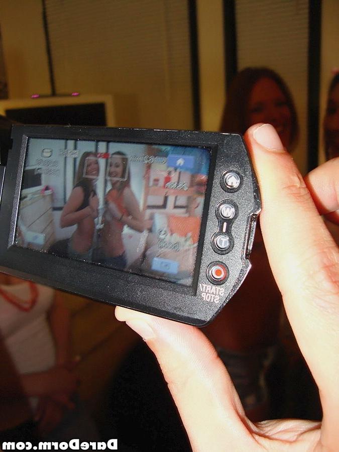 15P Assorted amateur college girlfriends partying nude in dorm rooms
