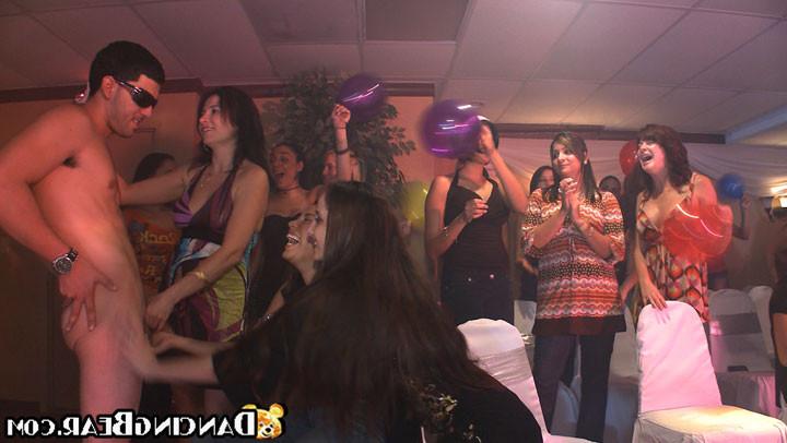 15P Party sex with strippers in public