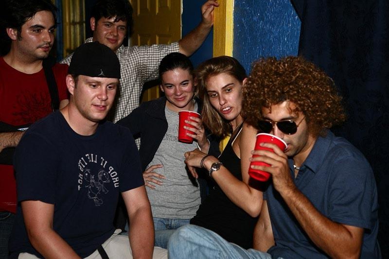 16P Drunk blonde whore fucks at hardcore wild college party