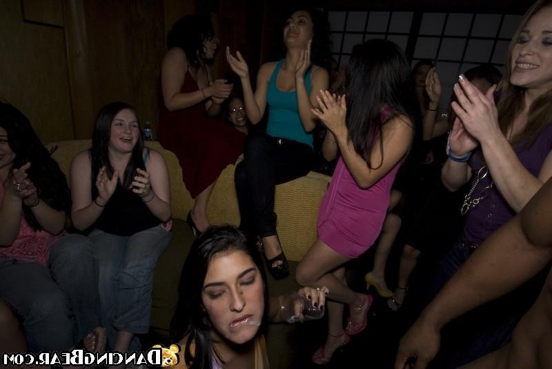 16P Drunk partygirls sucking and fucking at a wild sex orgy