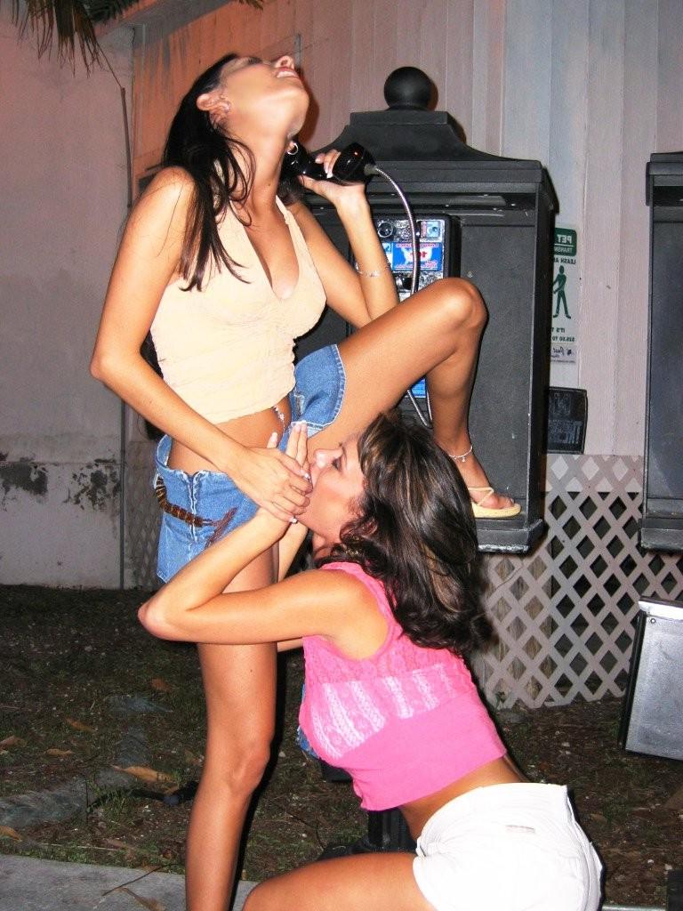 15P Crissy Moran flashes her tits with Mindy Vega in the Florida Keys