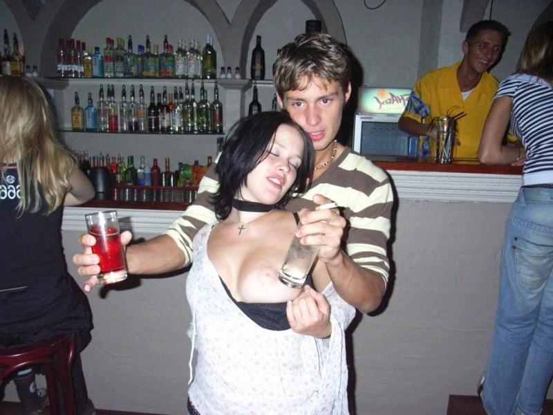 15P Amateur trashed teen GFs flashing tits and ass in homemade pix