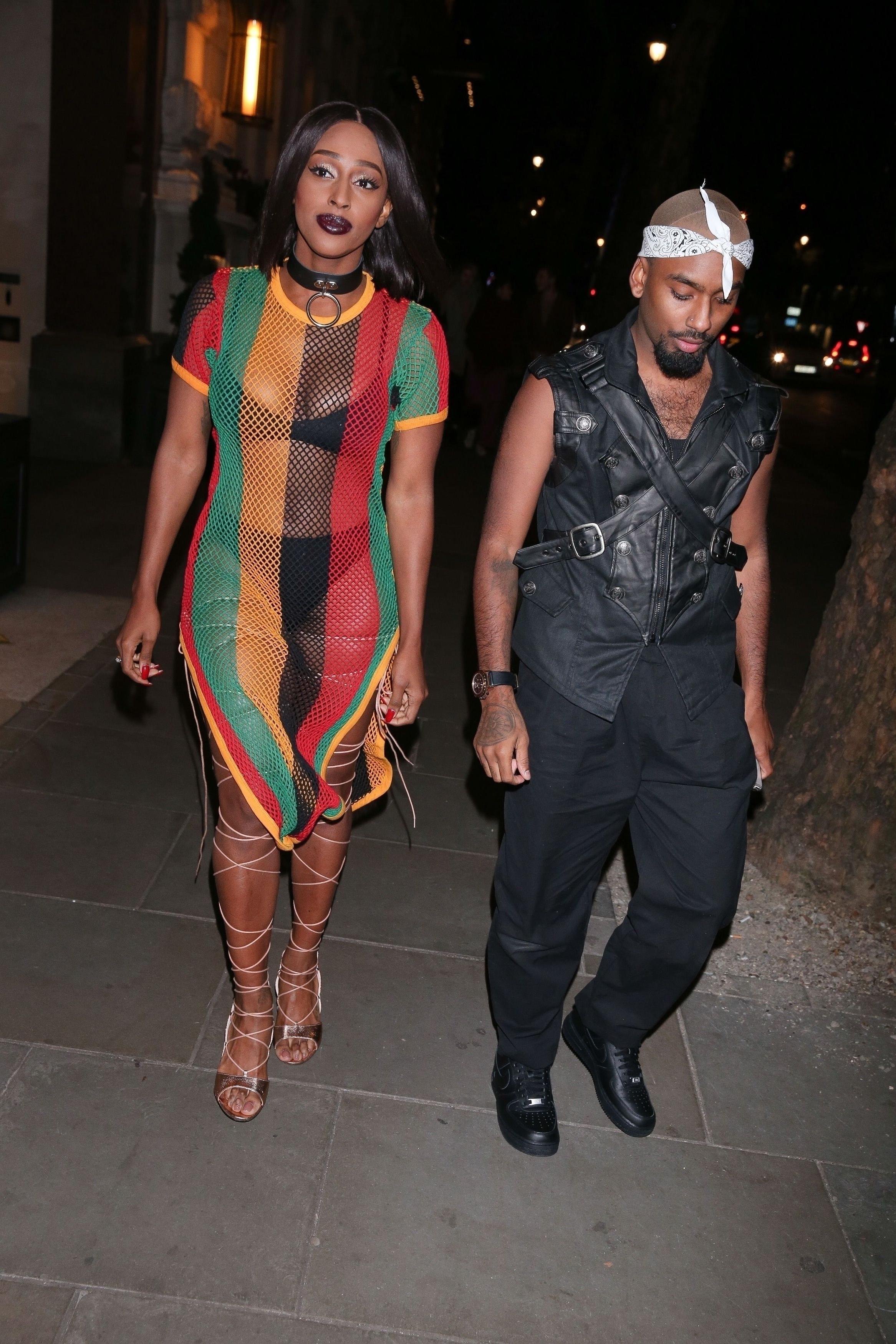 17P Alexandra Burke See-Through