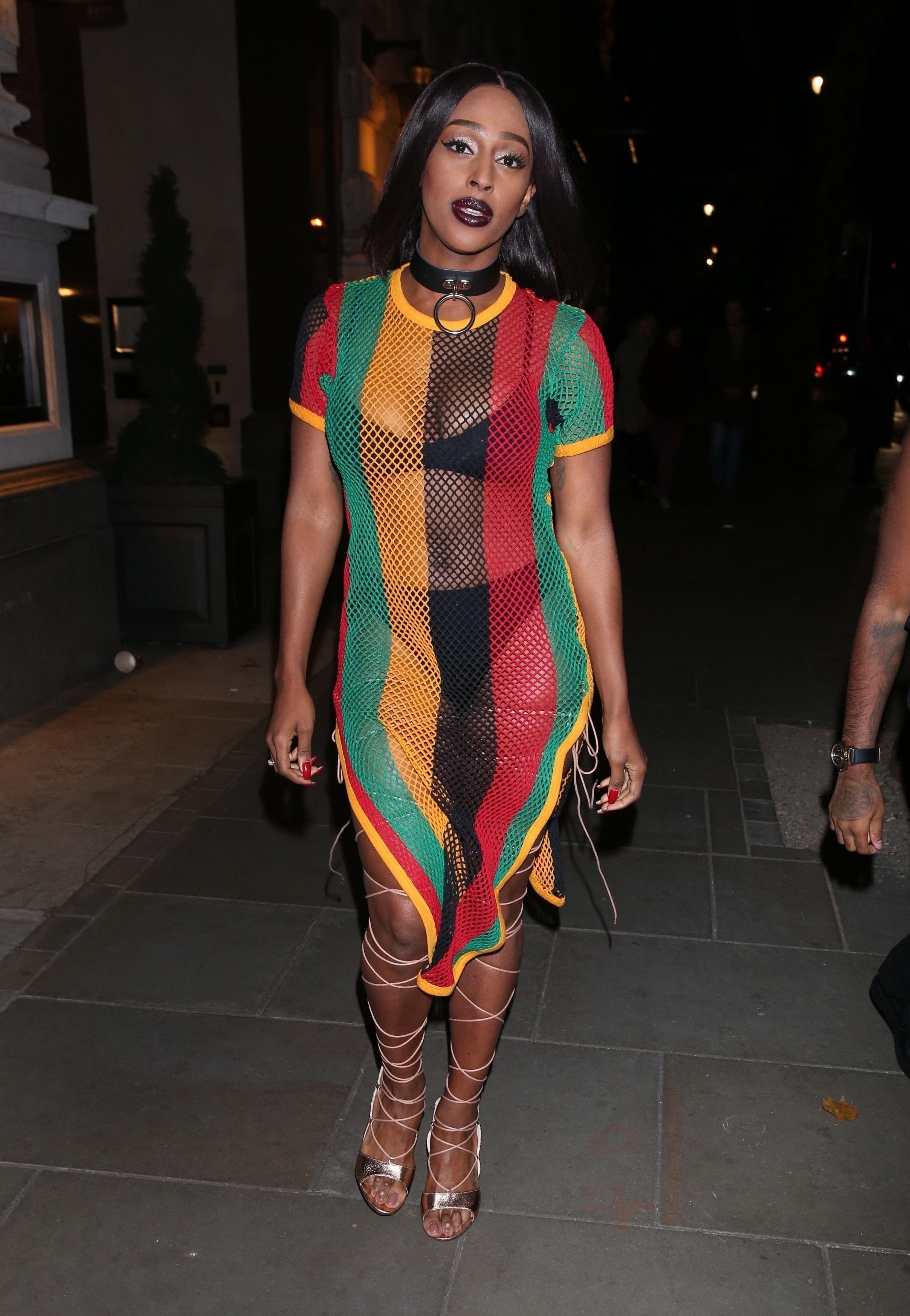 17P Alexandra Burke See-Through