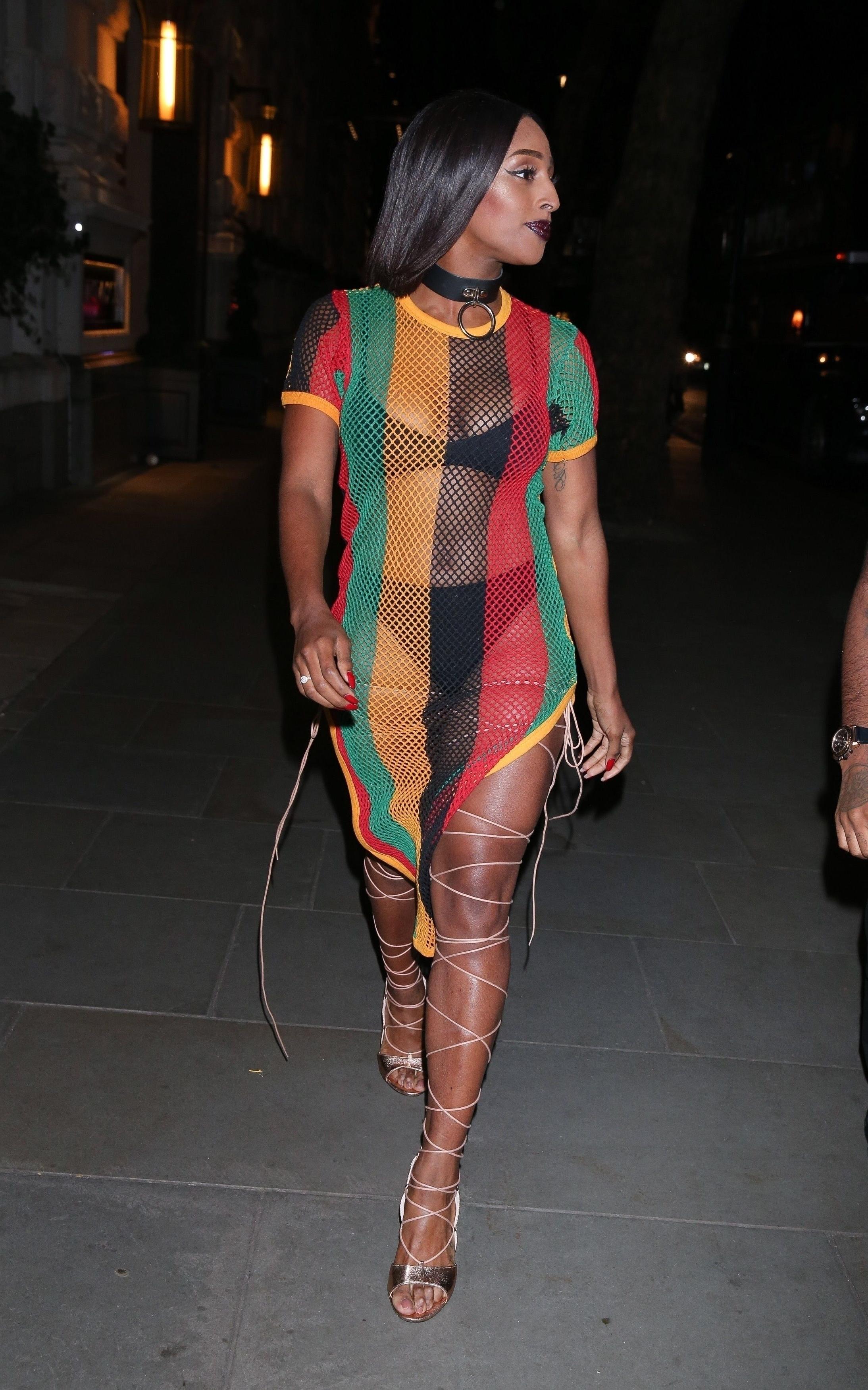 17P Alexandra Burke See-Through