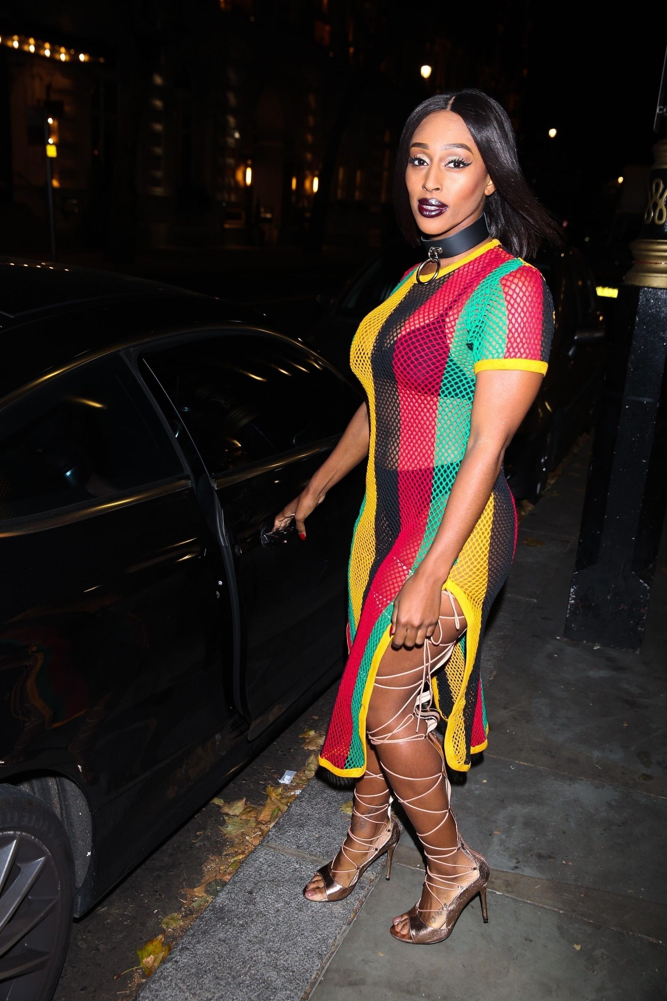 17P Alexandra Burke See-Through