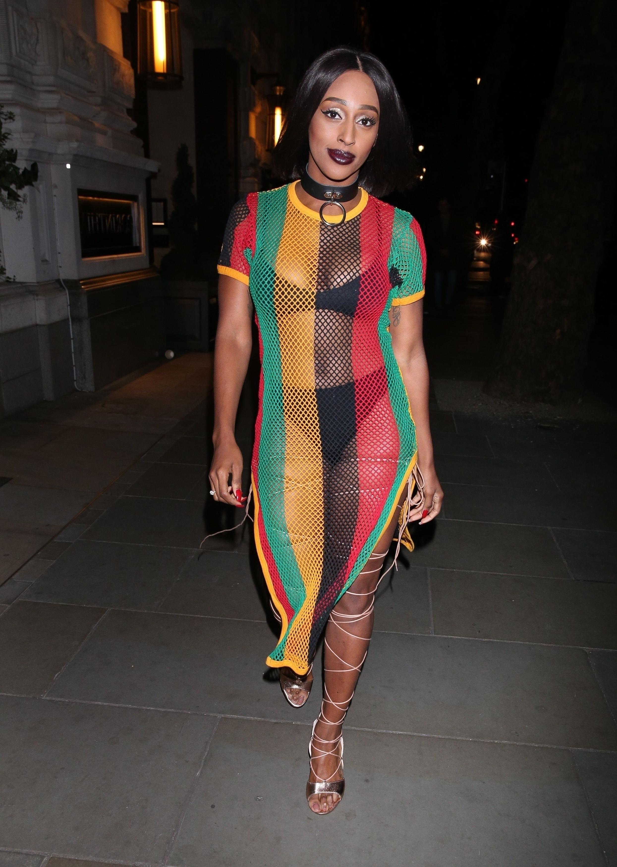 17P Alexandra Burke See-Through