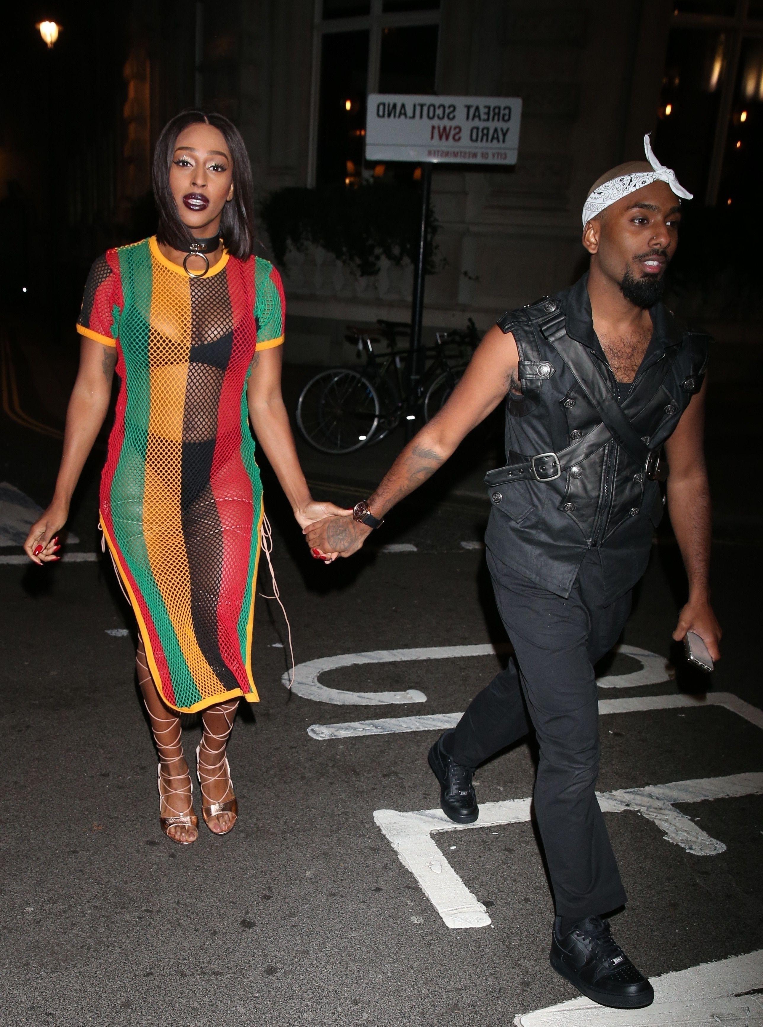 17P Alexandra Burke See-Through