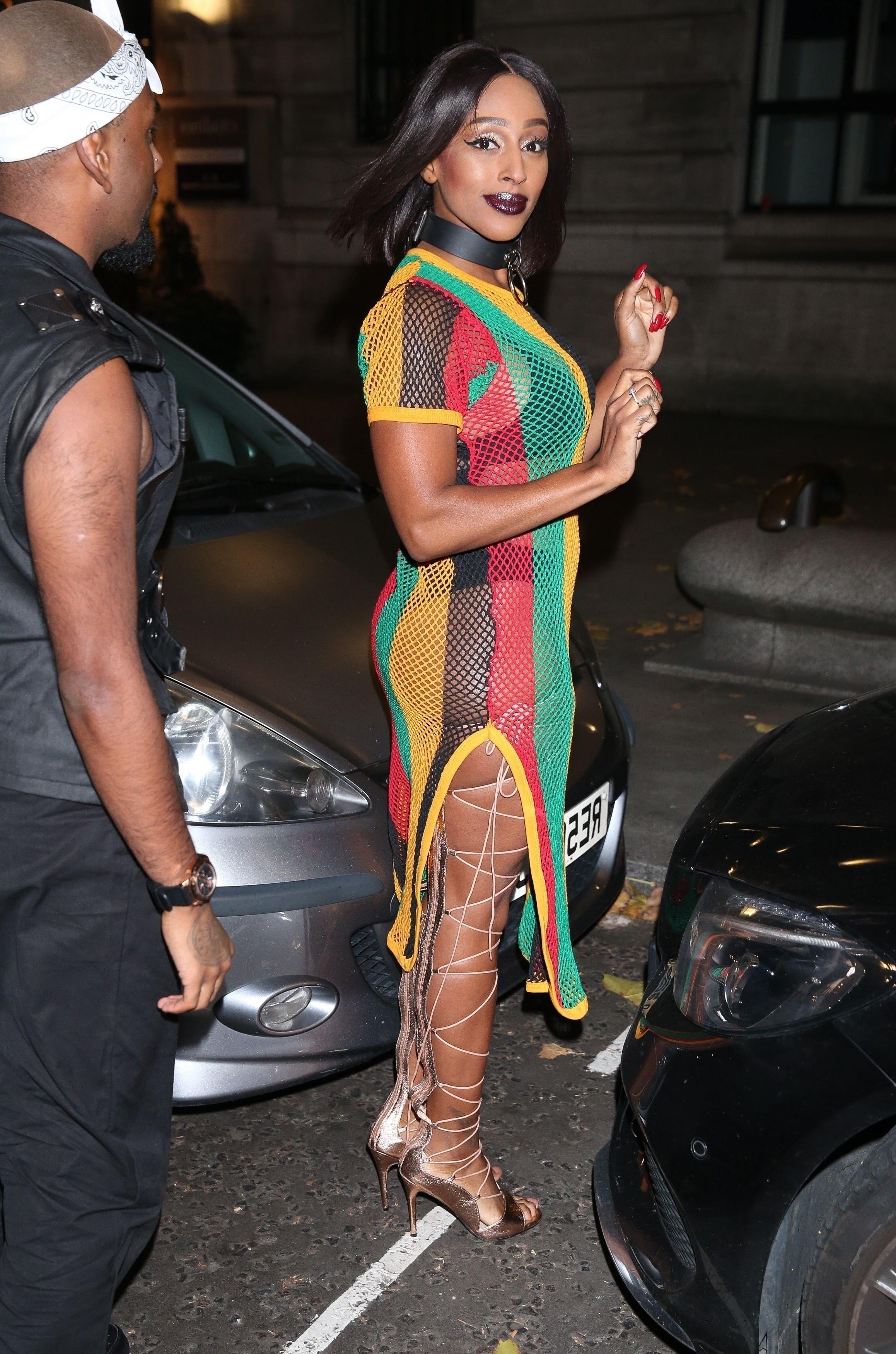 17P Alexandra Burke See-Through