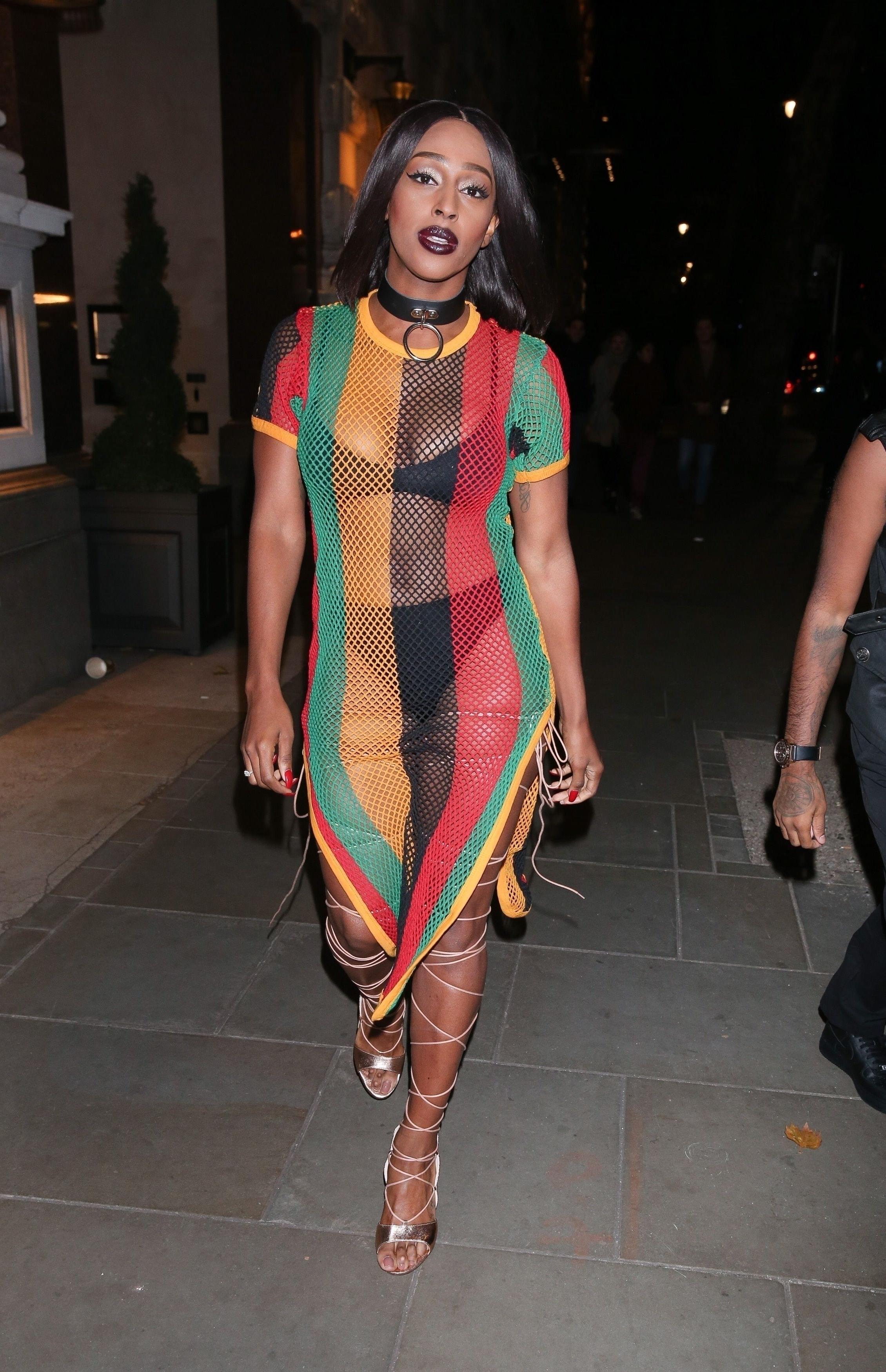 17P Alexandra Burke See-Through