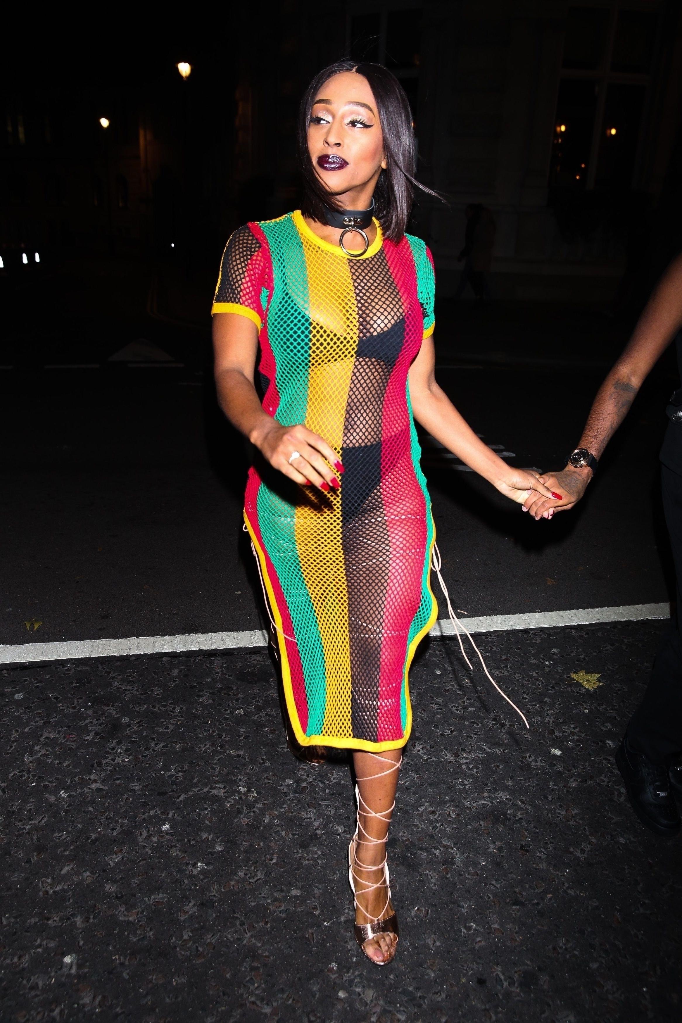 17P Alexandra Burke See-Through