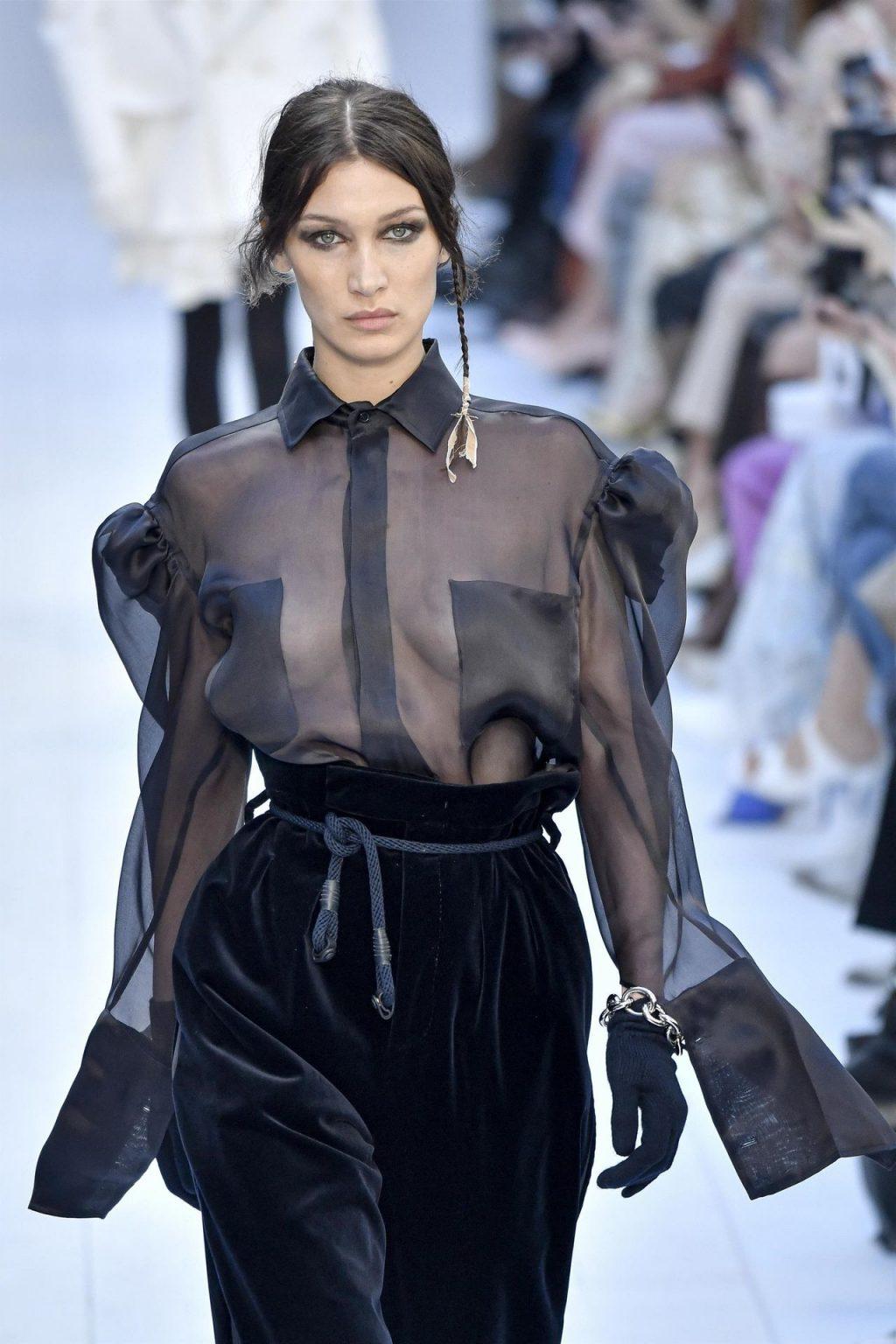 5P Bella Hadid See-Through