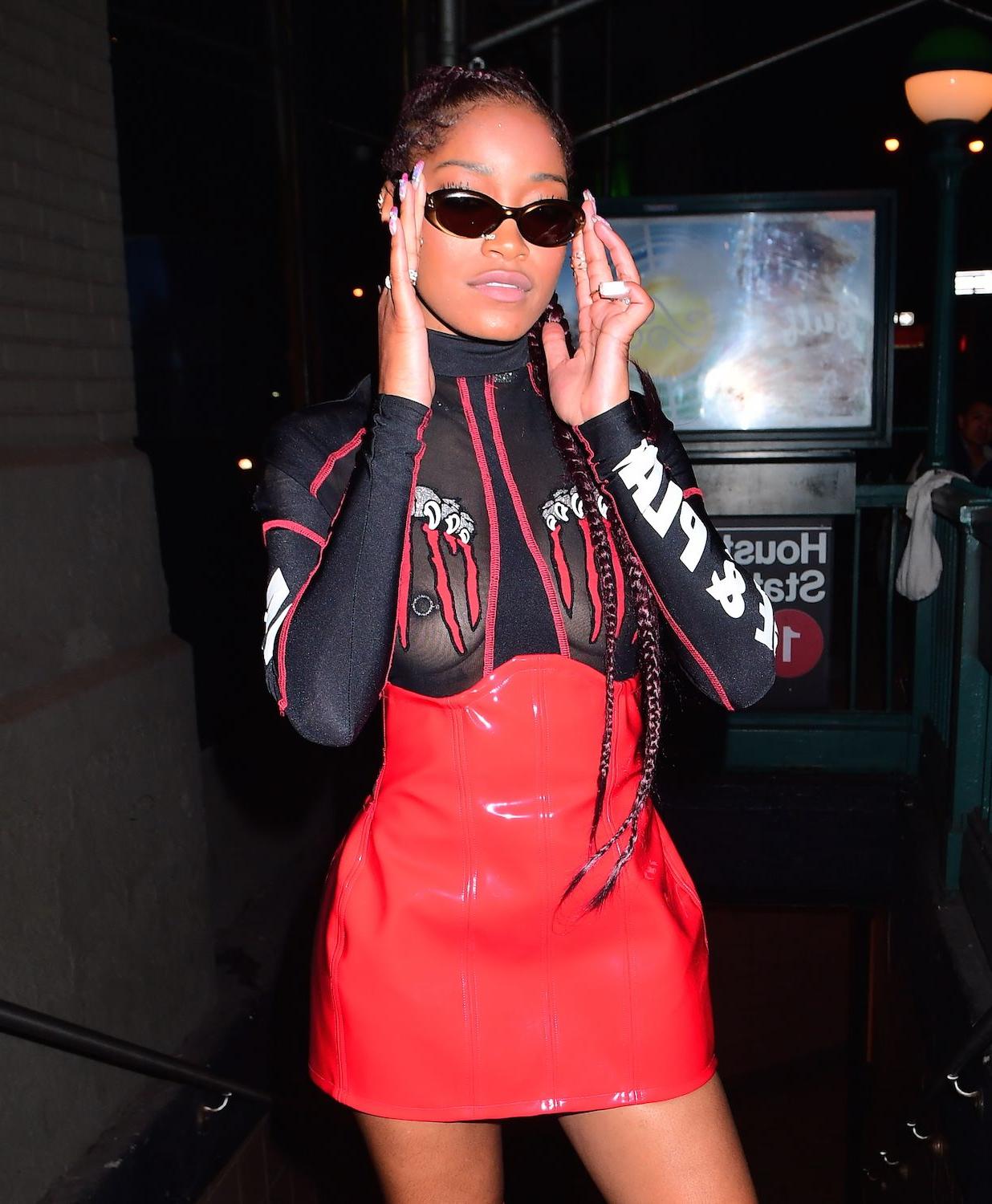 10P Keke Palmer See-Through Photos