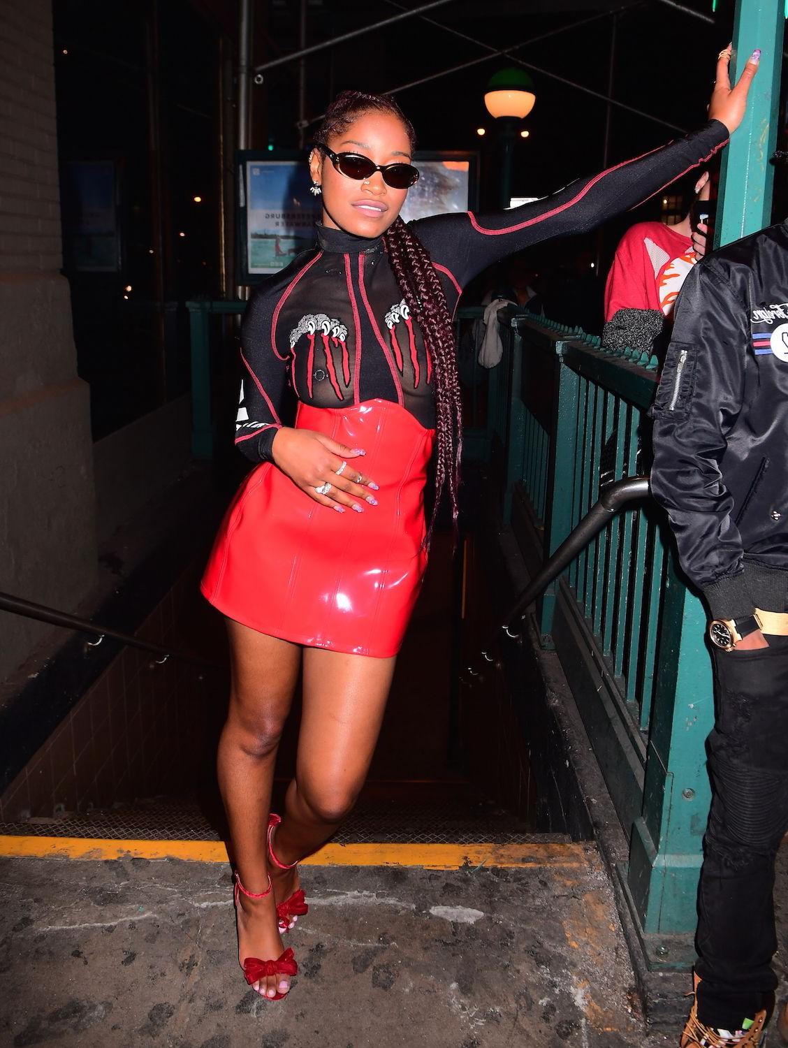 10P Keke Palmer See-Through Photos