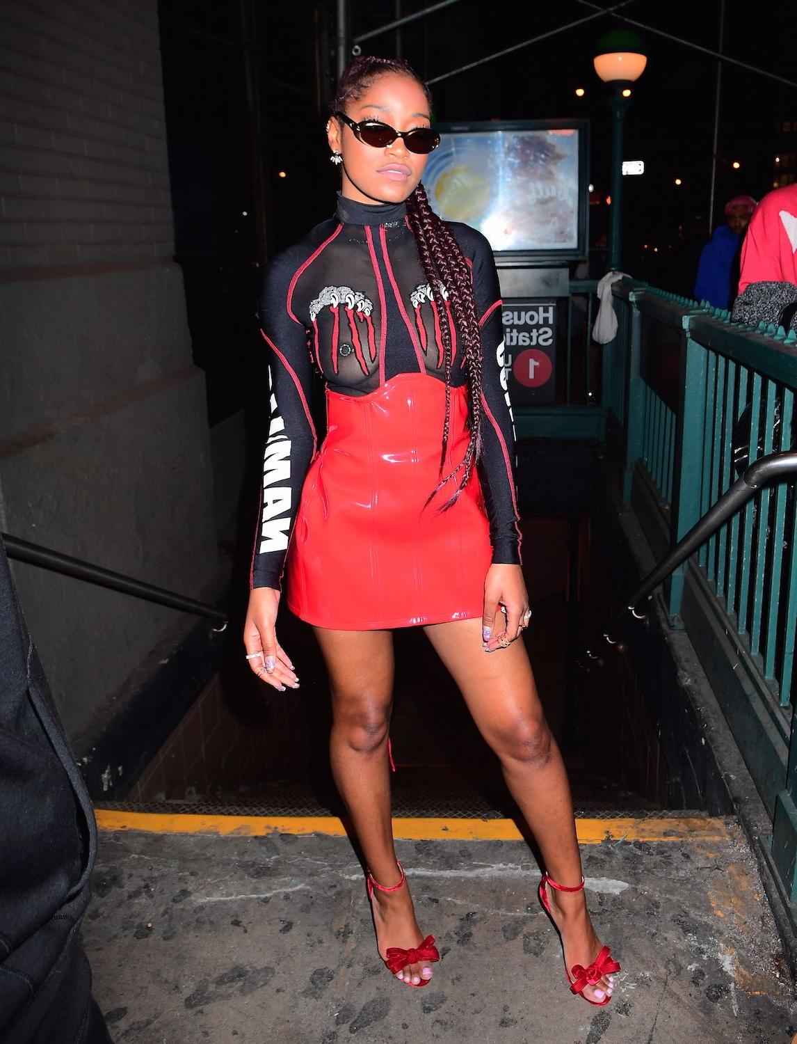 10P Keke Palmer See-Through Photos