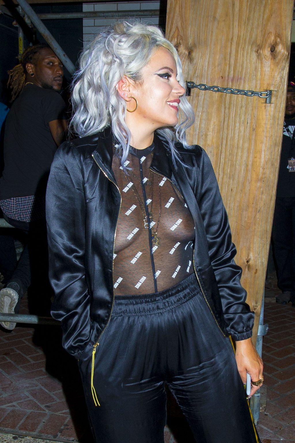 25P Lily Allen See-Through