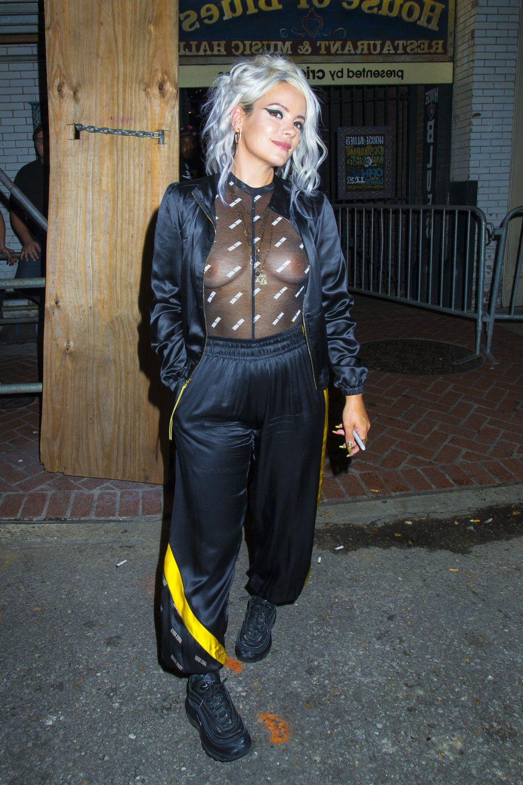 25P Lily Allen See-Through