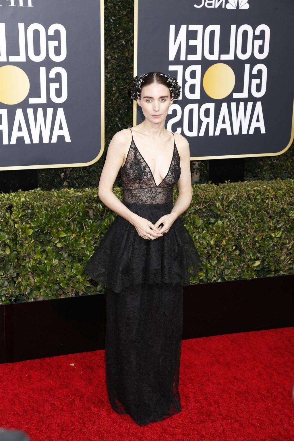 6P Rooney Mara See-Through