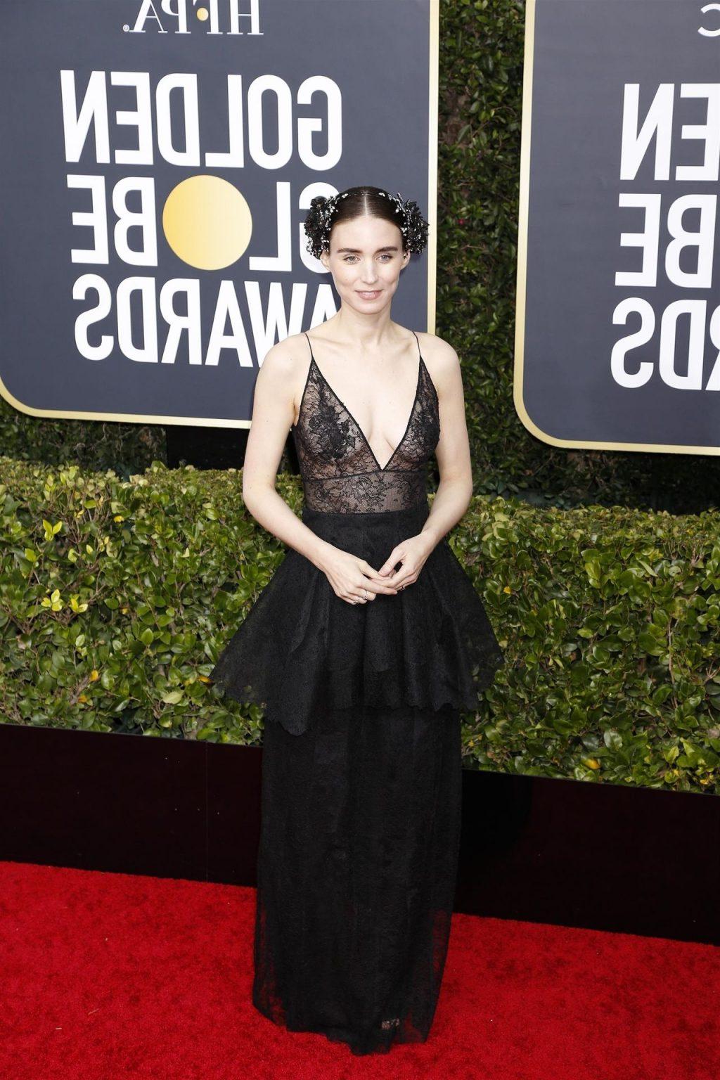6P Rooney Mara See-Through