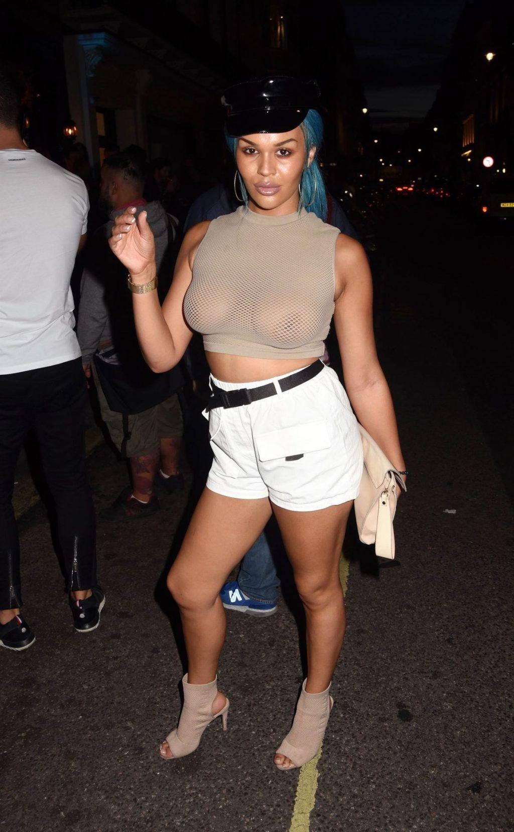 5P Talulah-Eve Brown See-Through