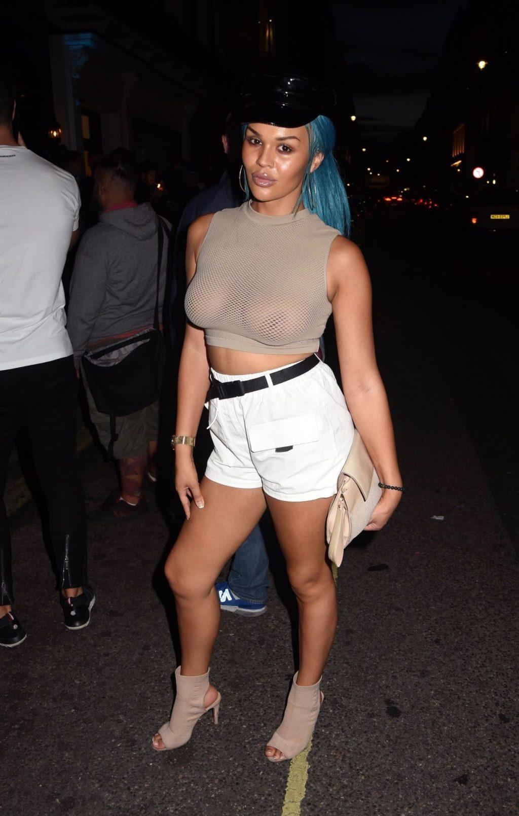 5P Talulah-Eve Brown See-Through