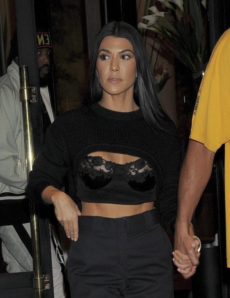 7P Kourtney Kardashian See-Through