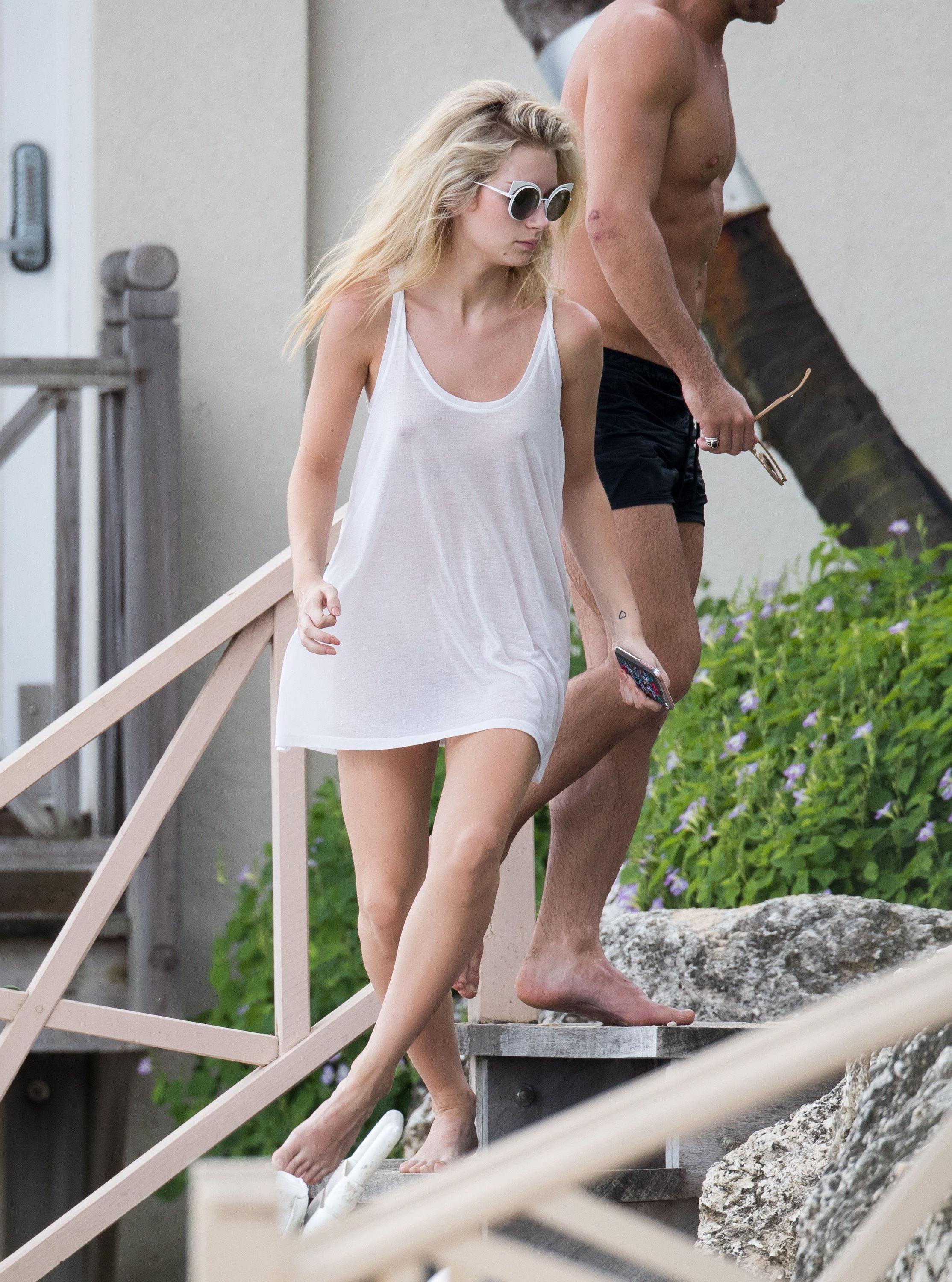 6P See-Through Photos of Lottie Moss