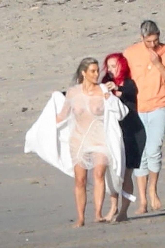 18P Kim Kardashian See-Through