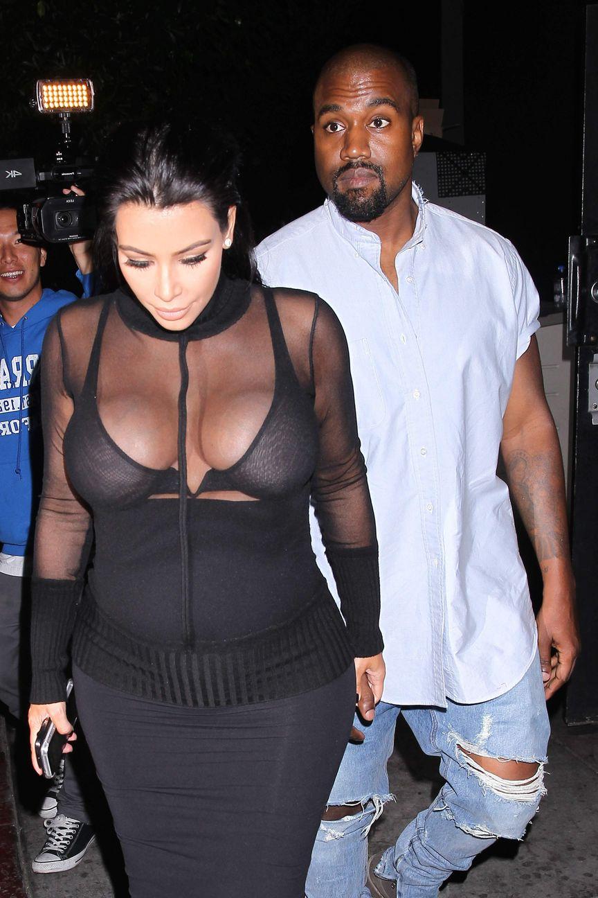 4P Kim Kardashian See-Through pics