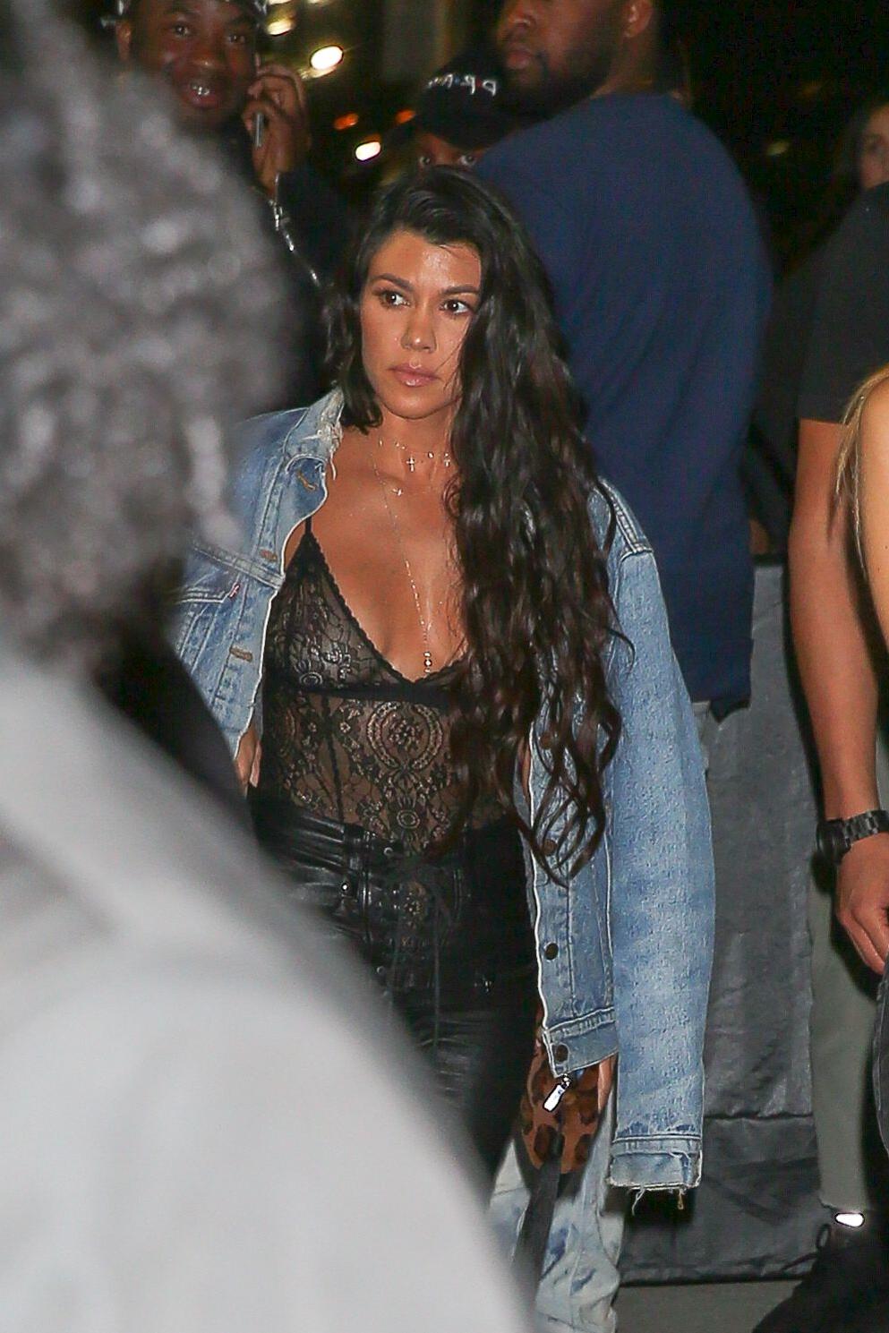 5P See-Through Photos of Kourtney Kardashian